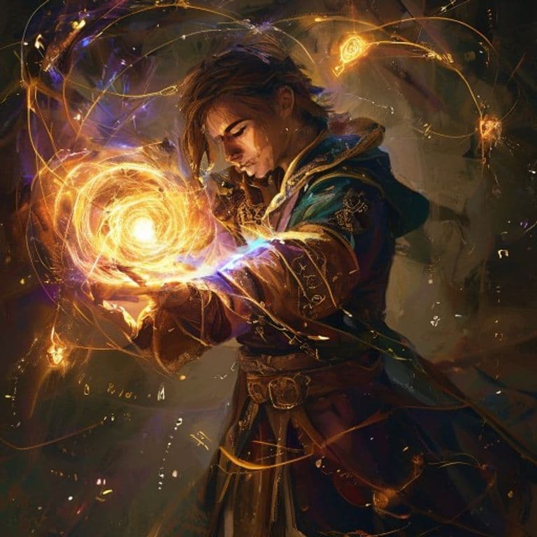 Arcane Riposte — fantasy spell effect illustration