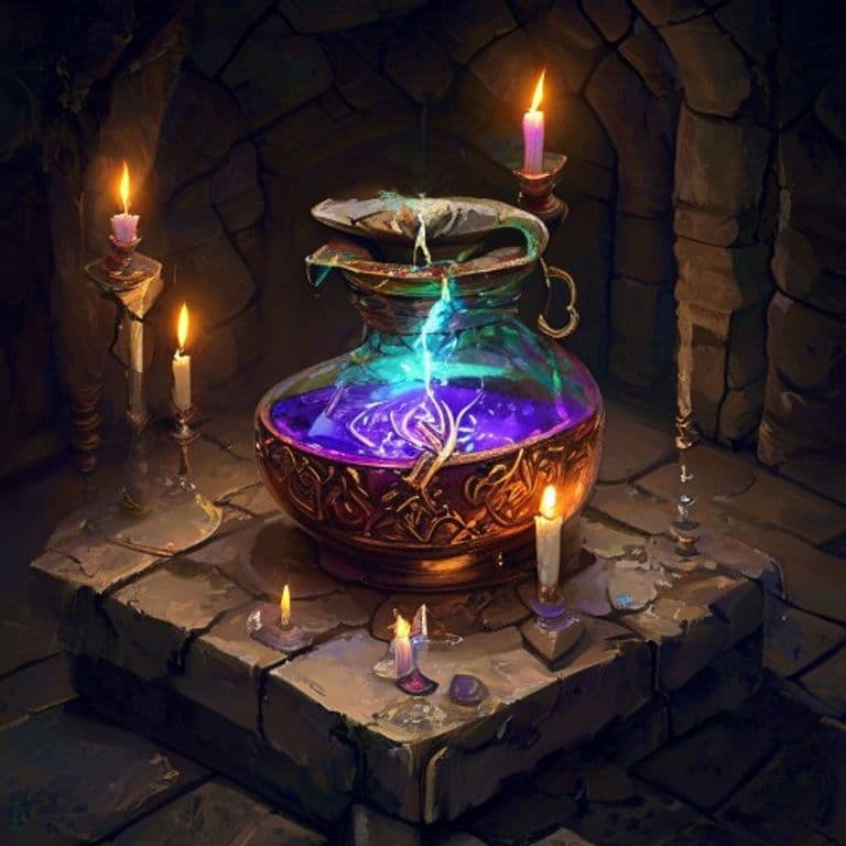 Potion of Animal Friendship — fantasy item illustration