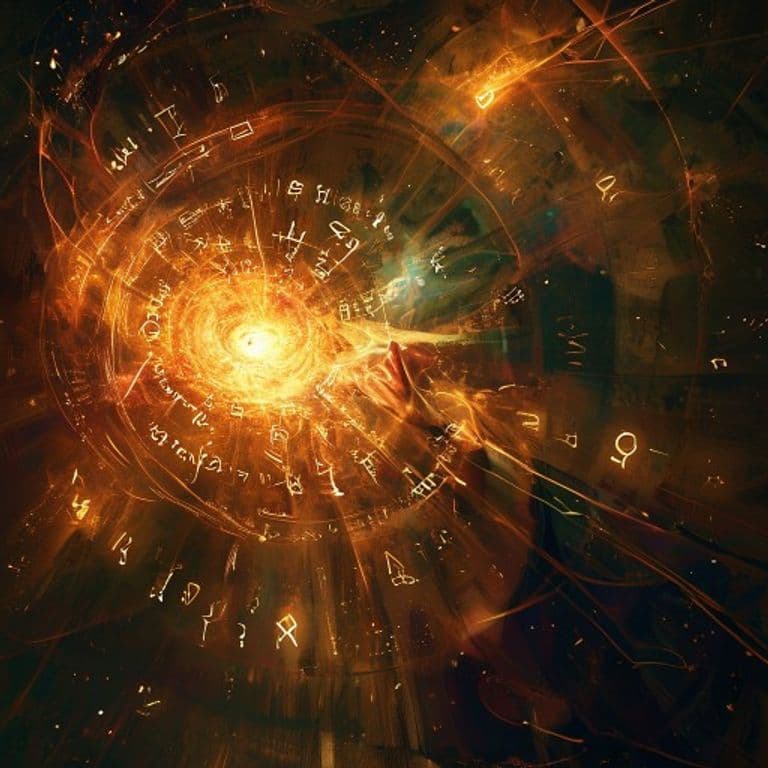 Damaging Intel — fantasy spell effect illustration. Damaging Intel is a 1st-level divination available to Bard, Warlock.