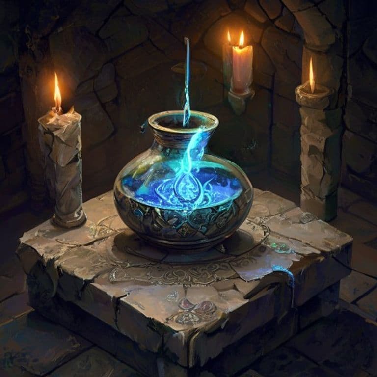 Cleaning Concoction — fantasy item illustration