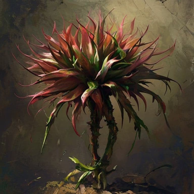 Alliumite — fantasy monster illustration