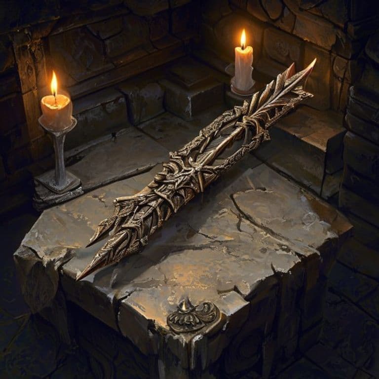 Arrow of Grabbing — fantasy item illustration. Arrow of Grabbing is a magic item (ammunition) of very rare rarity.