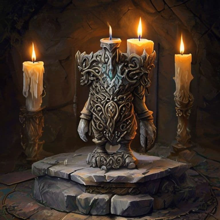 Figurine of Wondrous Power — fantasy item illustration. Figurine of Wondrous Power is a magic item (wondrous item) of rare rarity.