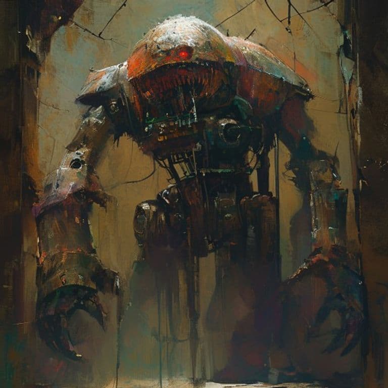 Locksmith — fantasy monster illustration. Locksmith is a medium construct (Challenge Rating 8).
