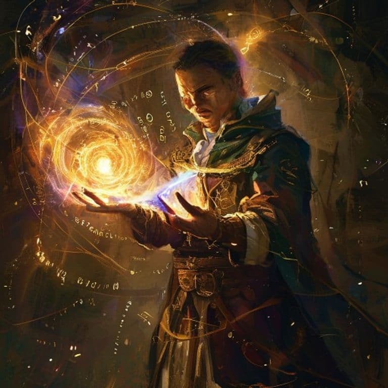 Avoid Grievous Injury — fantasy spell effect illustration