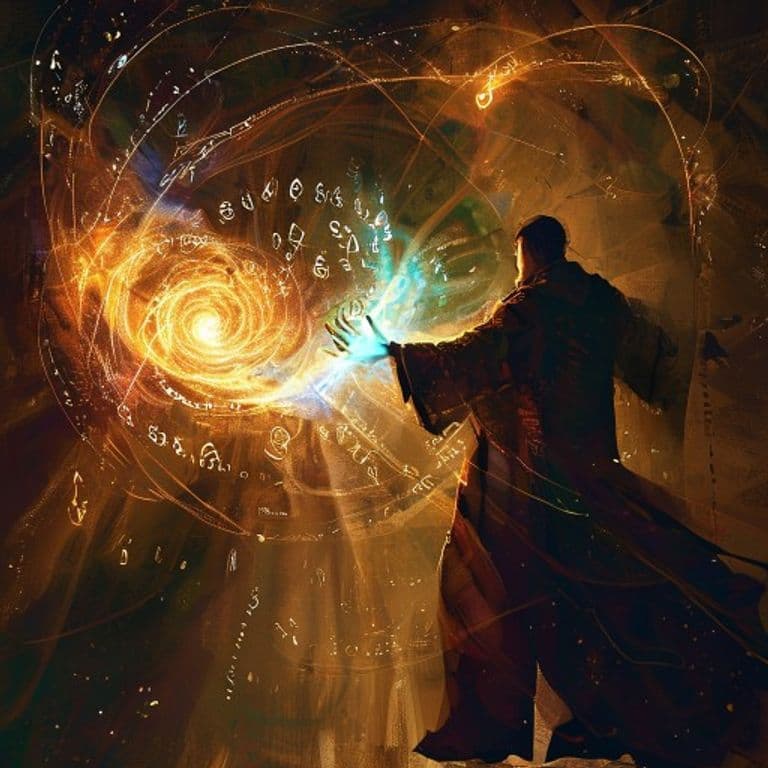Shadow Puppets — fantasy spell effect illustration. Shadow Puppets is a 2nd-level illusion available to Sorcerer, Warlock, Wizard.