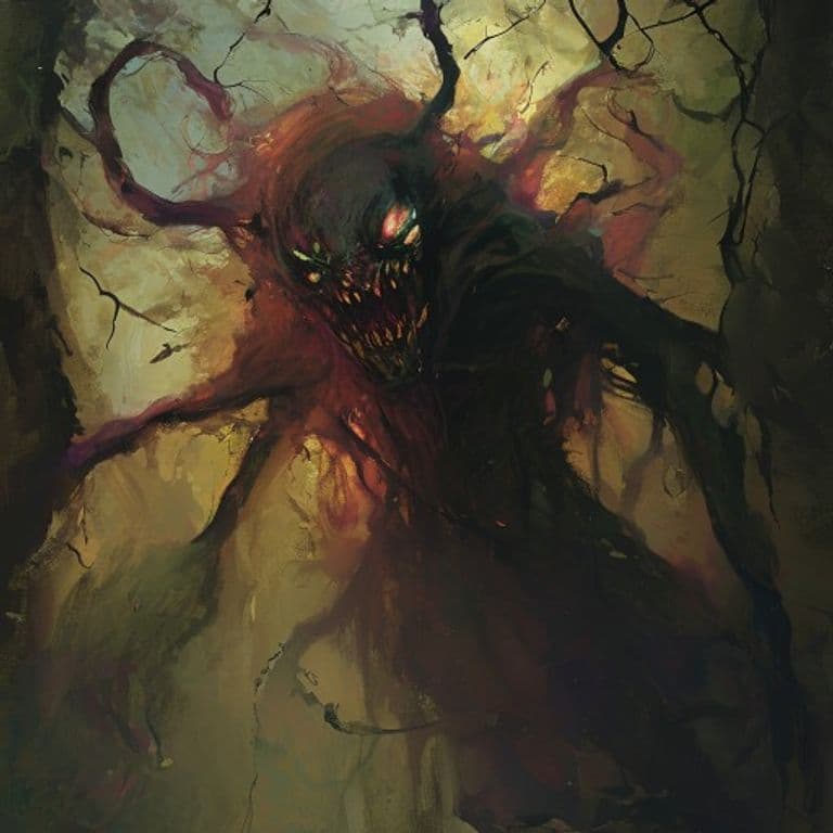 Living Shade — fantasy monster illustration. Living Shade is a medium fey (Challenge Rating 1/4).