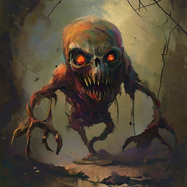 Cadaver Sprite — fantasy monster illustration
