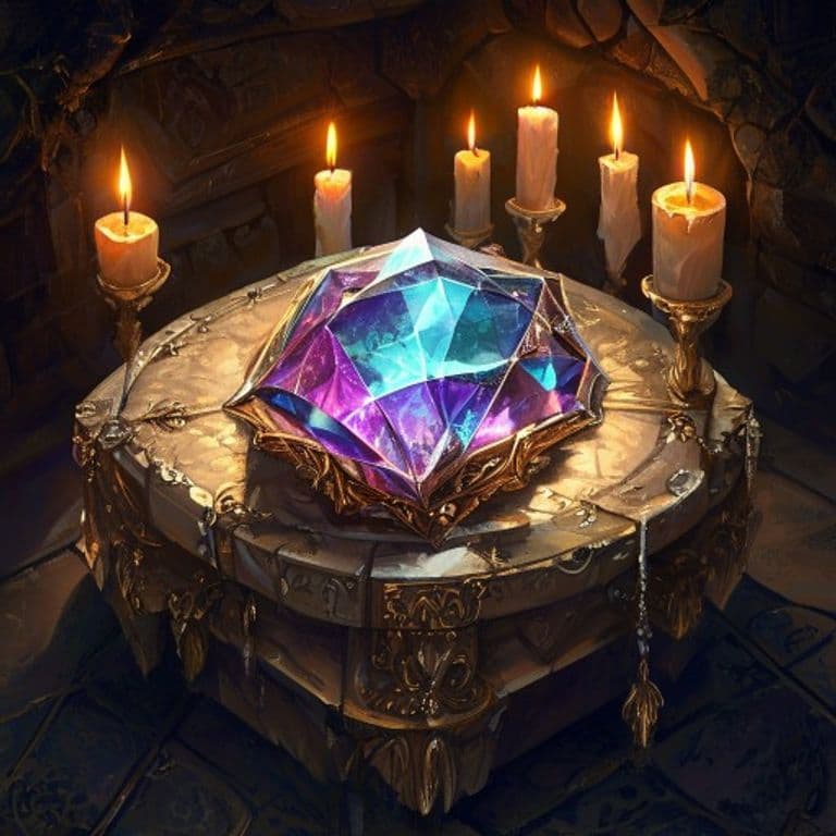 Gem of Brightness — fantasy item illustration