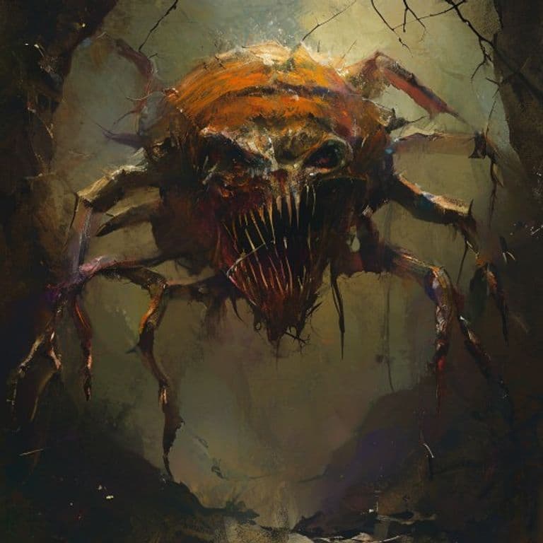 Hivebound — fantasy monster illustration. Hivebound is a small monstrosity (Challenge Rating 5).