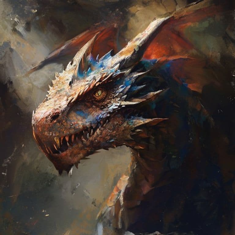 Pseudodragon — fantasy monster illustration