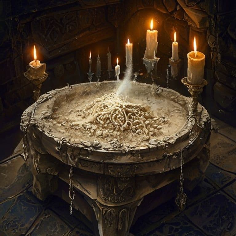 Dust of Sneezing and Choking — fantasy item illustration. Dust of Sneezing and Choking is a magic item (wondrous item) of uncommon rarity.