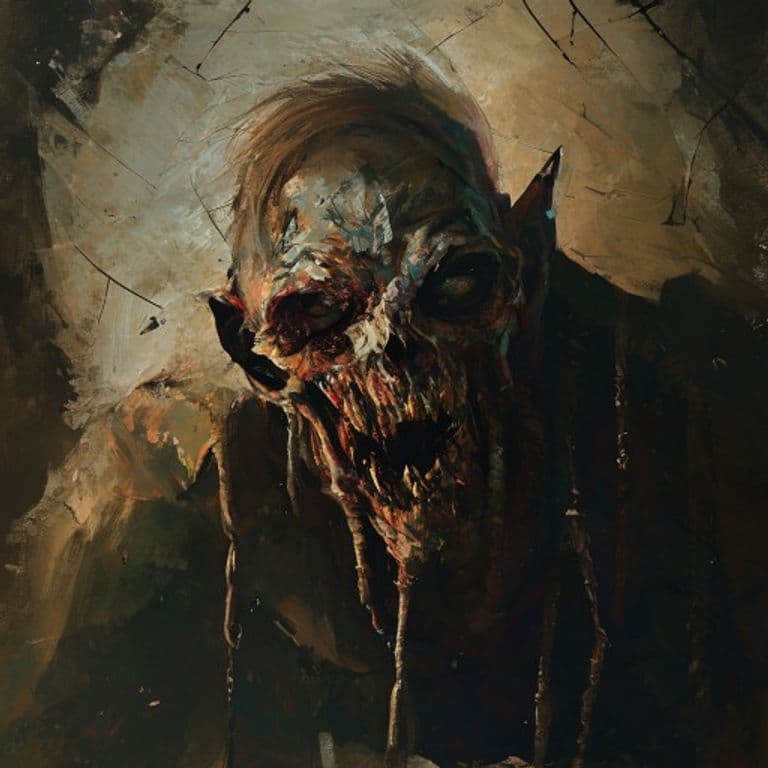 Ghoul, Iron — fantasy monster illustration