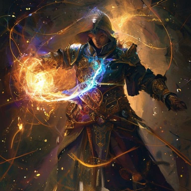 Undermine Armor — fantasy spell effect illustration. Undermine Armor is a 1st-level transmutation available to Bard, Sorcerer, Wizard.