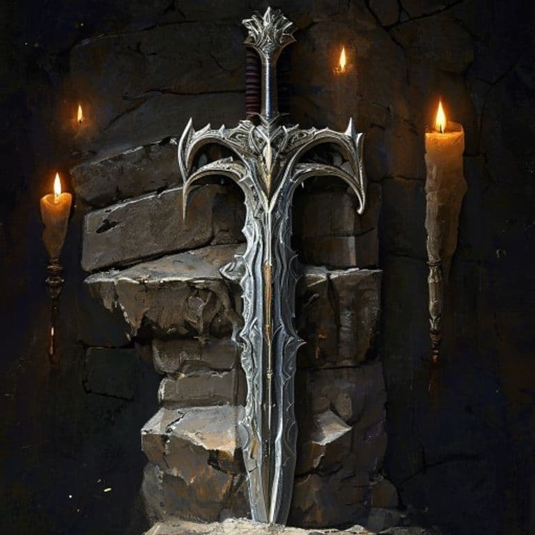 Sword of Sharpness — fantasy item illustration