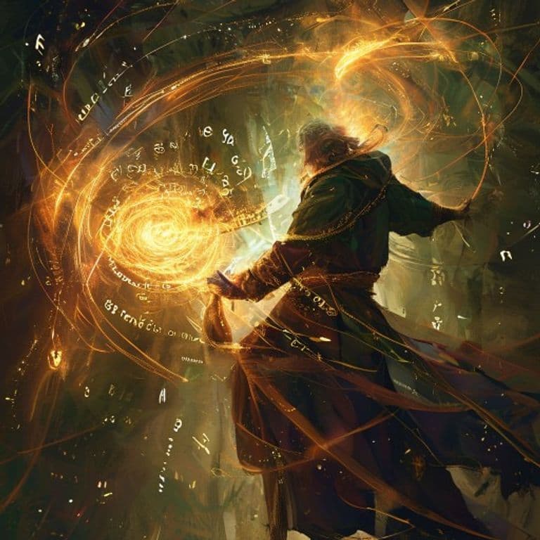 Wind Walk — fantasy spell effect illustration. Wind Walk is a 6th-level transmutation available to Druid.