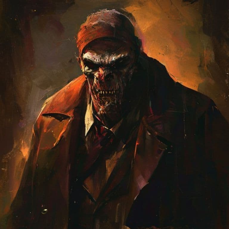Crime Boss — fantasy monster illustration. Crime Boss is a medium humanoid (Challenge Rating 6).
