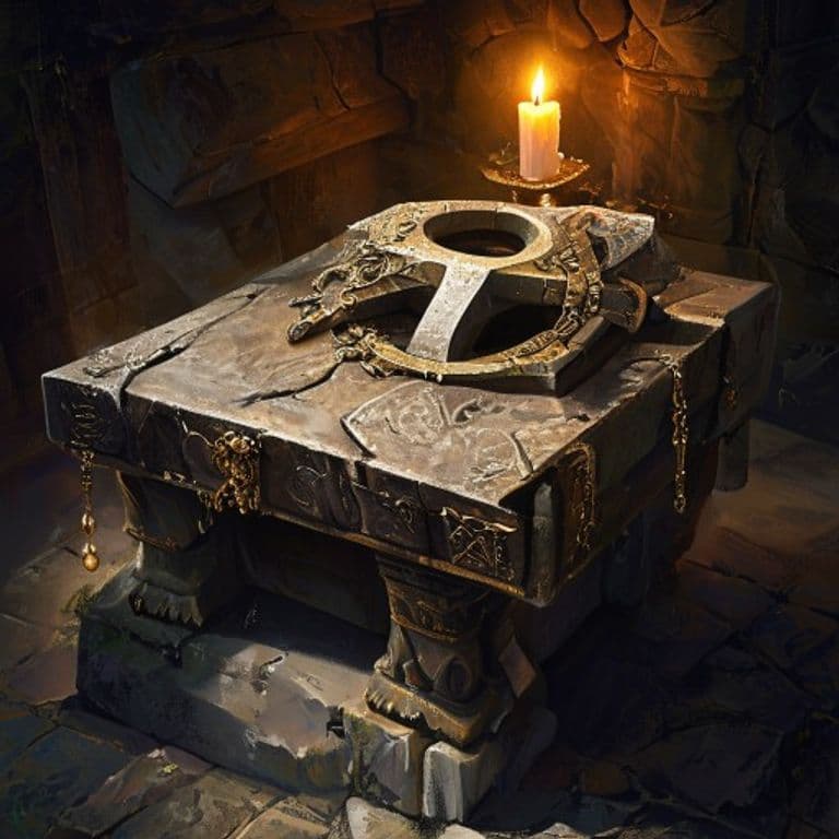 Jeweler's Anvil — fantasy item illustration