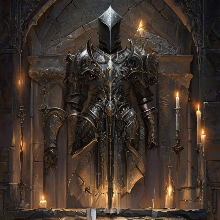Armor of Vulnerability — fantasy item illustration