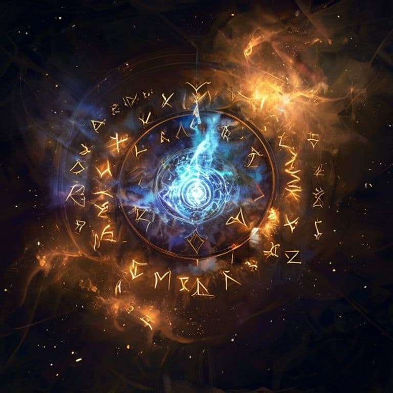 Glyph of Shifting — fantasy spell effect illustration