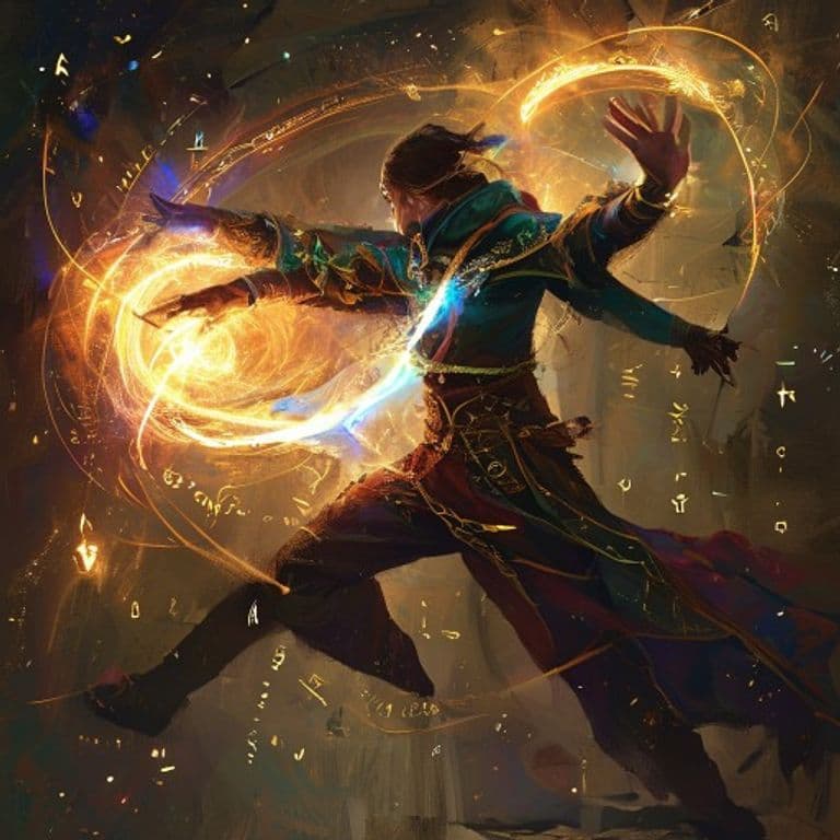 Sidestep Arrow — fantasy spell effect illustration. Sidestep Arrow is a 3rd-level divination available to Bard, Cleric, Druid, Ranger, Sorcerer, Warlock, Wizard.
