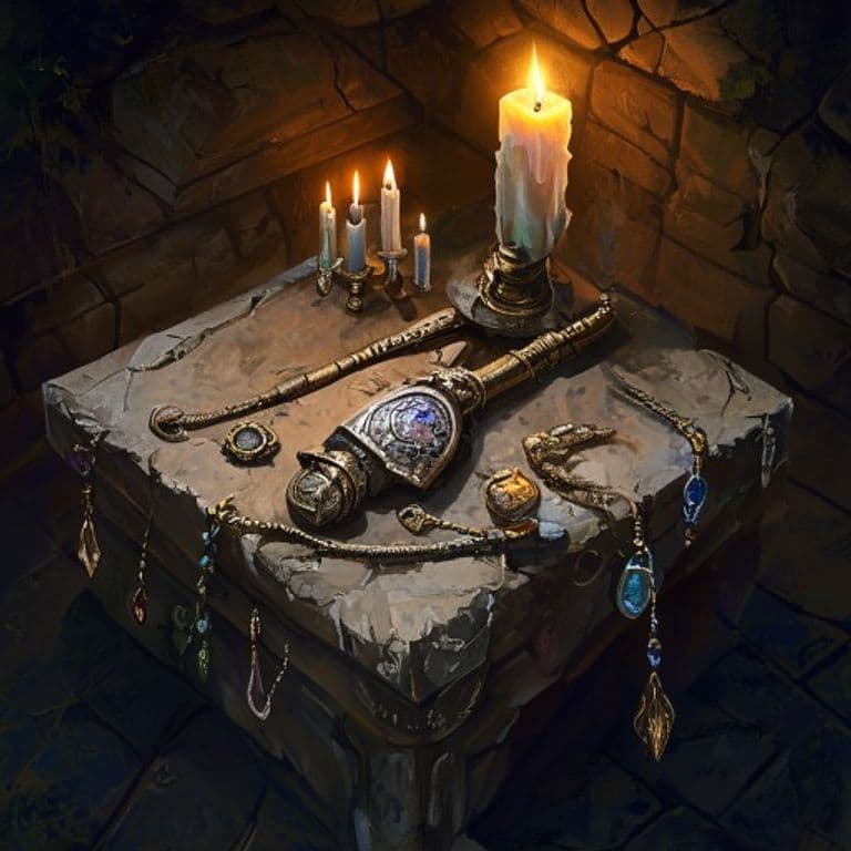 Cunning Tools — fantasy item illustration. Cunning Tools is a magic item (wondrous item) of uncommon rarity.