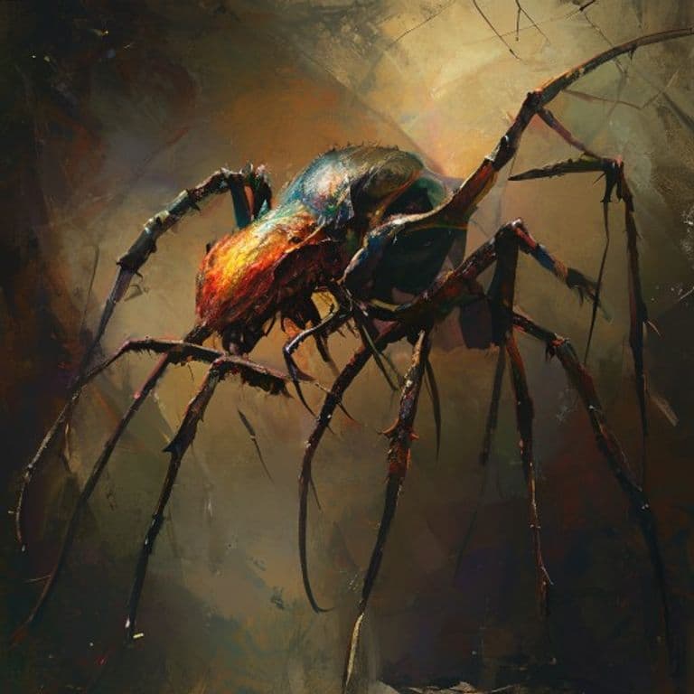Myrmex — fantasy monster illustration. Myrmex is a medium elemental (Challenge Rating 5).