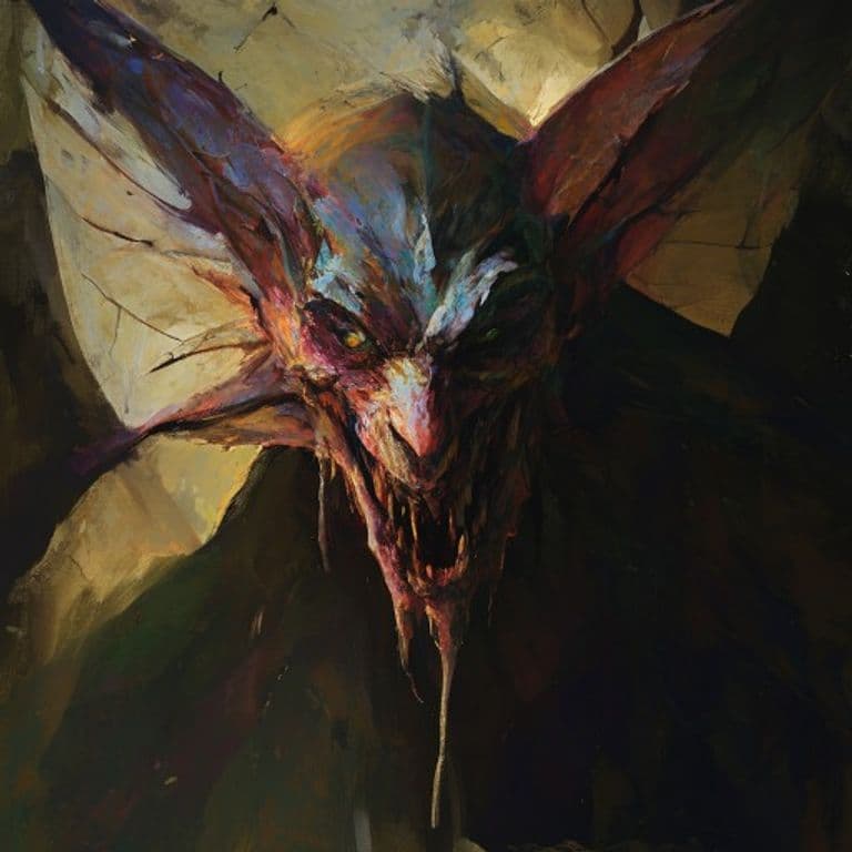 Malphas — fantasy monster illustration. Malphas is a medium fey (Challenge Rating 6).