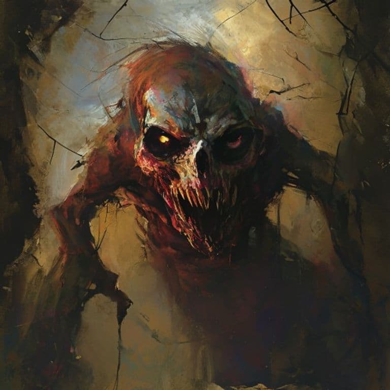 Mavka — fantasy monster illustration. Mavka is a medium undead (Challenge Rating 12).