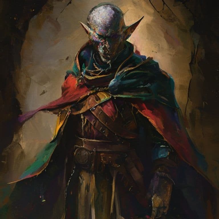 High Elf Noble — fantasy monster illustration. High Elf Noble is a medium humanoid (Challenge Rating 1/4).