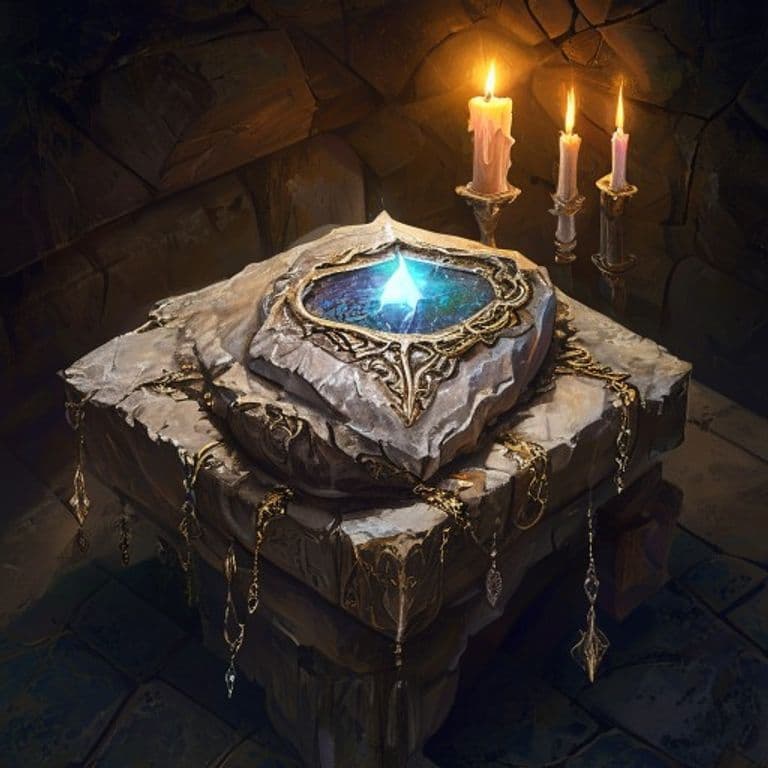 Wraithstone — fantasy item illustration