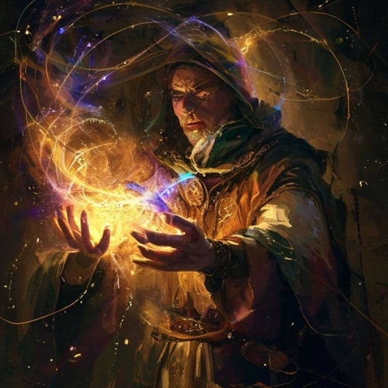 Seer’s Reaction — fantasy spell effect illustration. Seer’s Reaction is a 1st-level divination available to Bard, Cleric, Druid, Ranger, Sorcerer, Wizard.