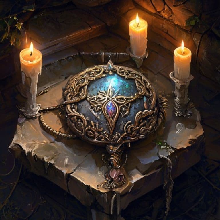 Amulet of Health — fantasy item illustration