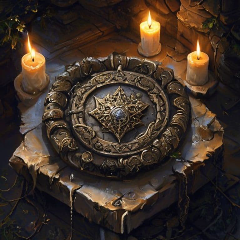 Buckle of Blasting — fantasy item illustration. Buckle of Blasting is a magic item (wondrous item) of legendary rarity.