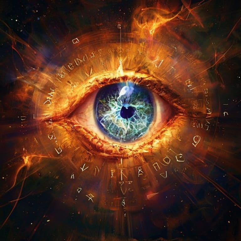 Arcane Eye — fantasy spell effect illustration