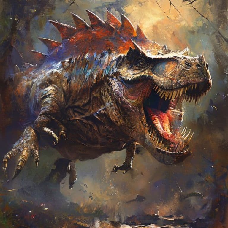 Spinosaurus — fantasy monster illustration