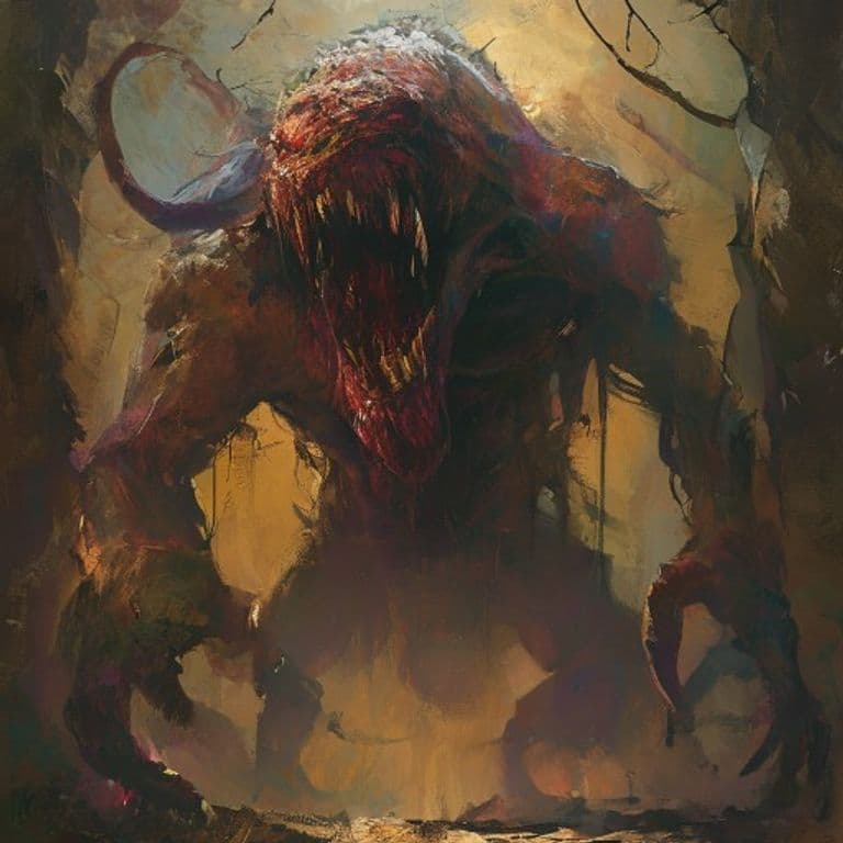 Shadhavar — fantasy monster illustration