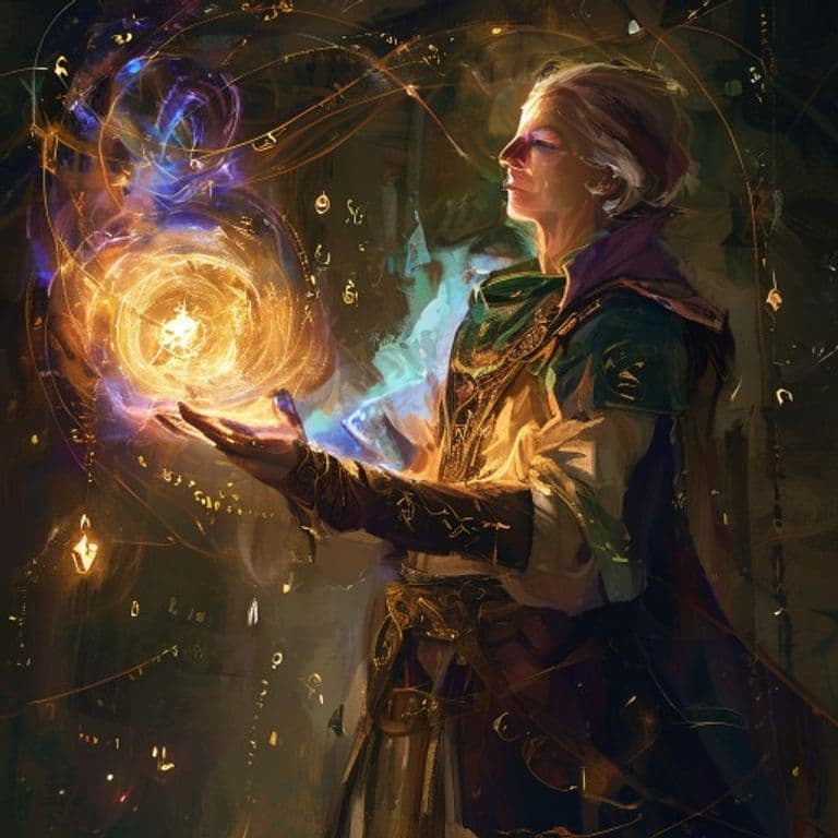 Speak with Animals — fantasy spell effect illustration. Speak with Animals is a 1st-level divination available to Bard, Cleric, Druid, Paladin, Ranger, Ritual Caster.