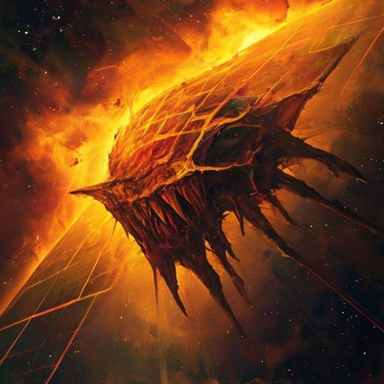 Solar — fantasy monster illustration. Solar is a large celestial (Challenge Rating 21).