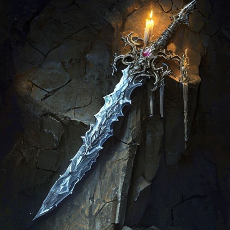 Frost Brand — fantasy item illustration