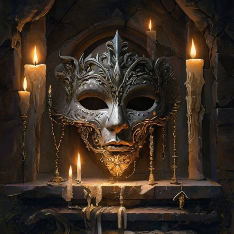 Mask of Anonymity — fantasy item illustration