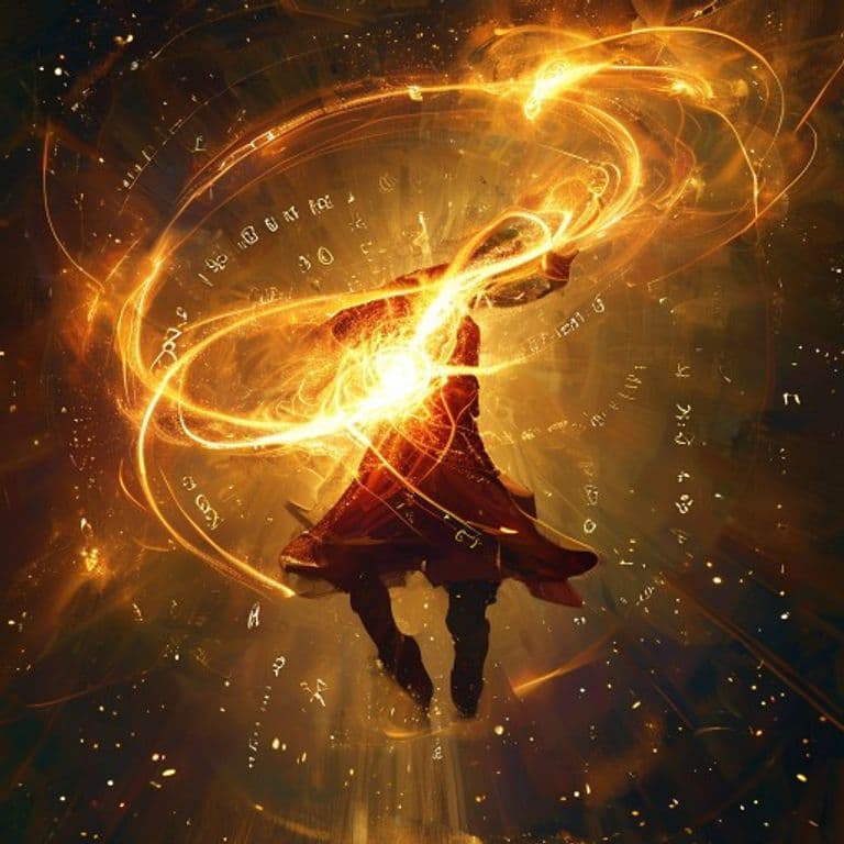 Levitate — fantasy spell effect illustration. Levitate is a 2nd-level transmutation available to Sorcerer, Wizard.