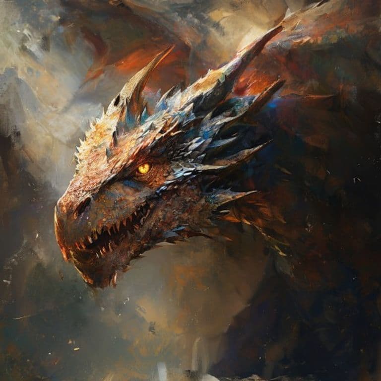 Young Wind Dragon — fantasy monster illustration. Young Wind Dragon is a large dragon (Challenge Rating 6).