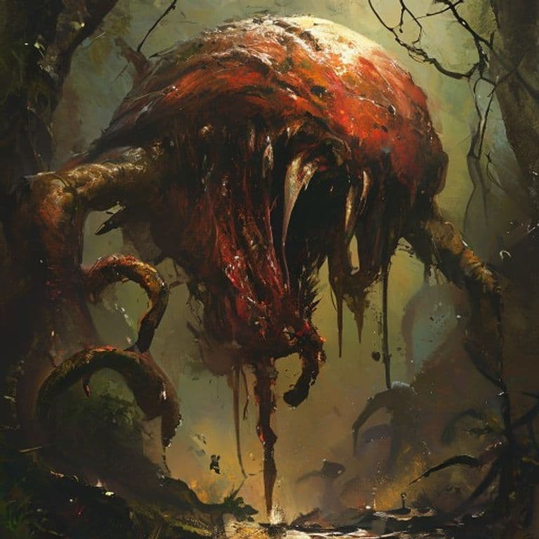 Gearmass — fantasy monster illustration