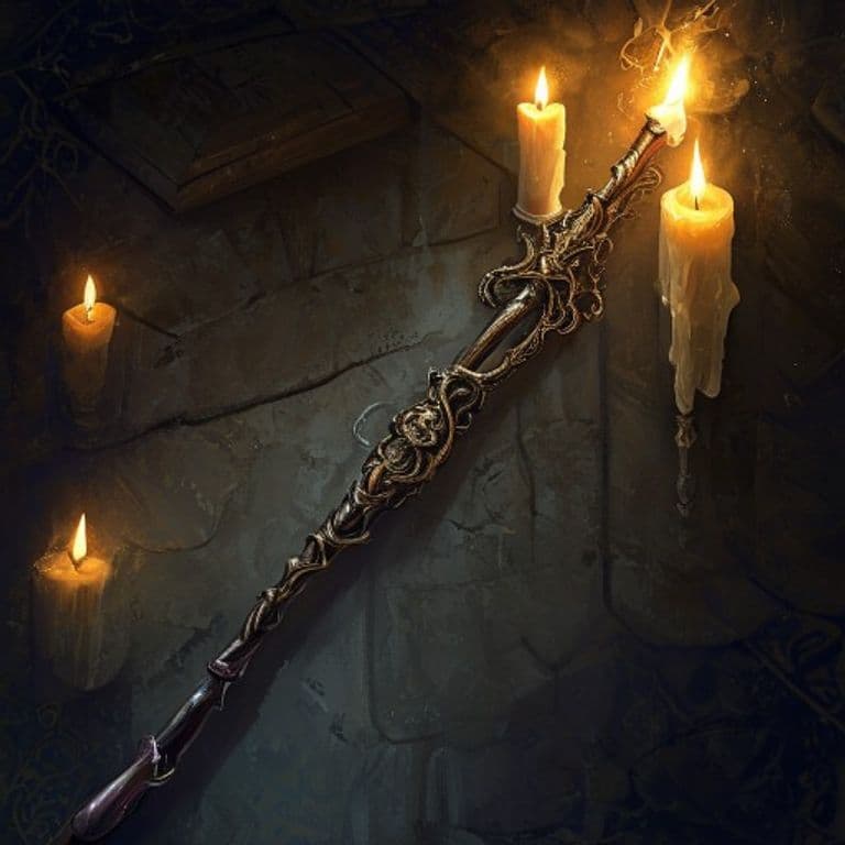 Wand of Vapors — fantasy item illustration