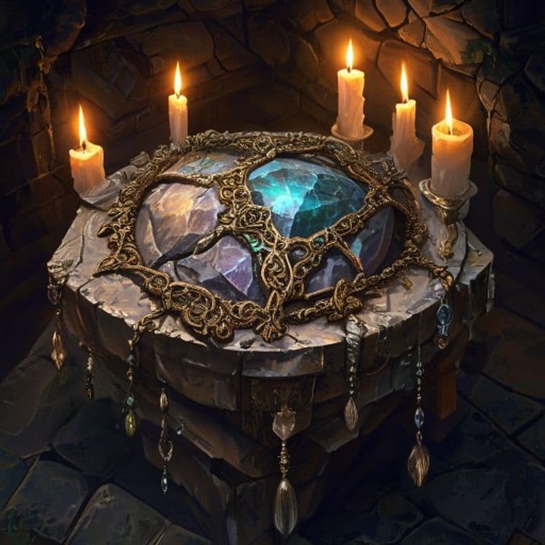 Deepstone Cestus — fantasy item illustration. Deepstone Cestus is a magic item (wondrous item) of very rare rarity.