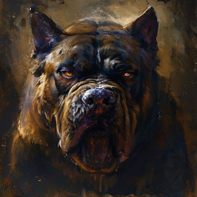Mastiff — fantasy monster illustration