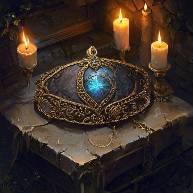 Lucky Eyepatch — fantasy item illustration