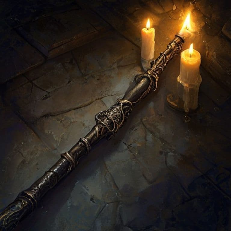 Wand of Elocution — fantasy item illustration