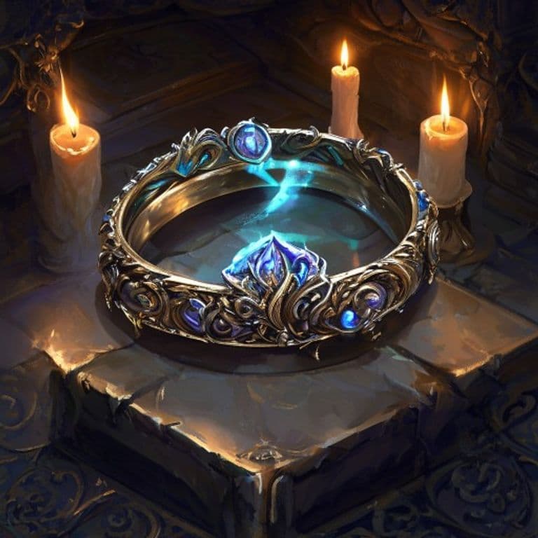 Ring of the Dolphin — fantasy item illustration